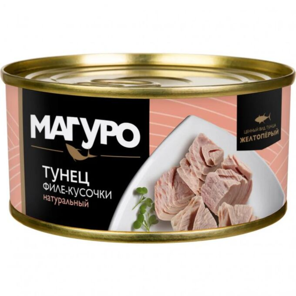 Магуро полосатый тунец желтопёрый в масле 170 гр