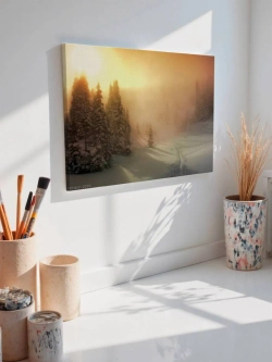 Картина на стену 40 X 50 Зимний пейзаж