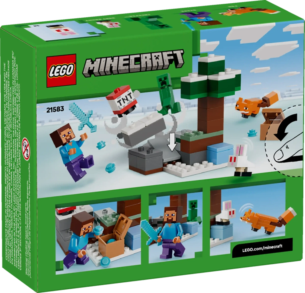 Конструктор LEGO Minecraft 21583 Steve's Taiga Adventure