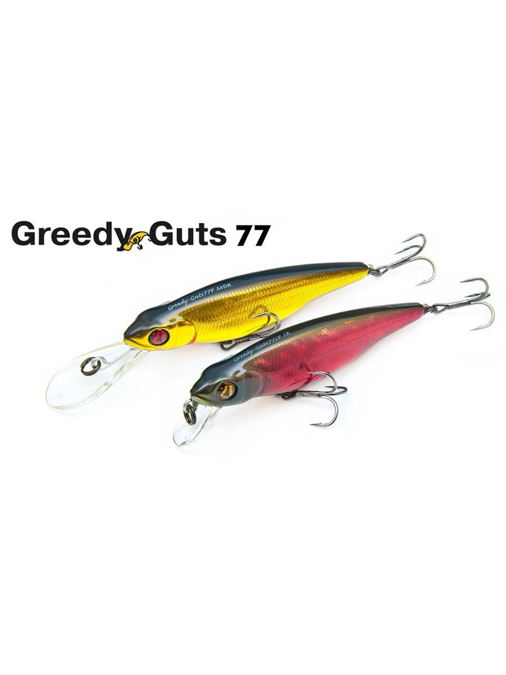 Воблер для рыбалки Pontoon21 Greedy-Guts 77SP-SR, 77мм, 10,0 гр., 0.8-1.2 м., цвет 402
