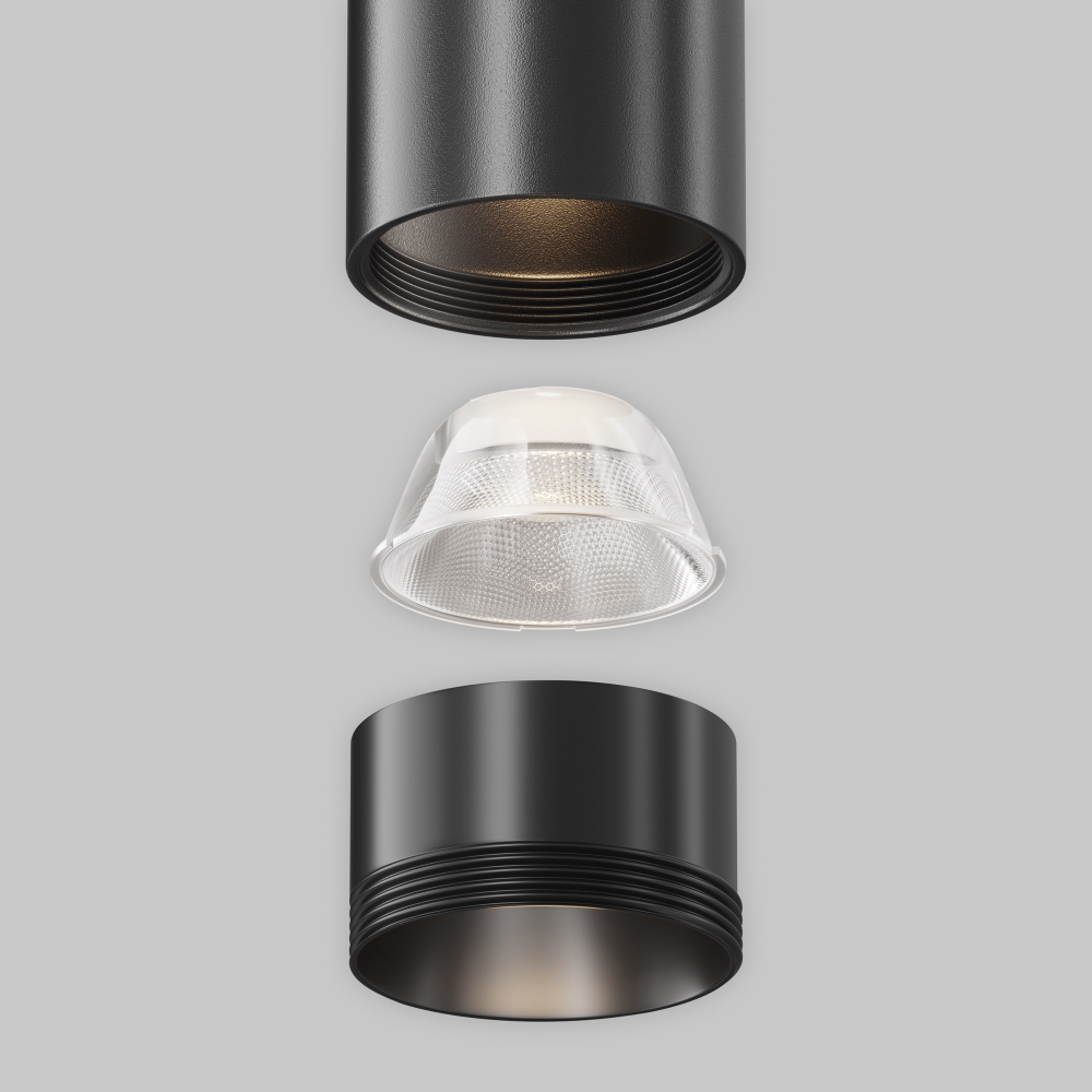 Трековый светодиодный светильник Maytoni Exility X Focus Led TR245-7W4K-B