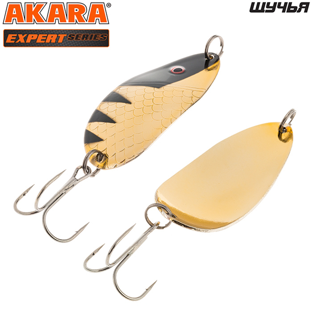 Блесна колебалка Akara Expert Щучья 65 мм 18 гр. 13/GO