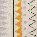 Ковер из хлопка с контрастным этническим орнаментом из коллекции ethnic, 120x180 см
