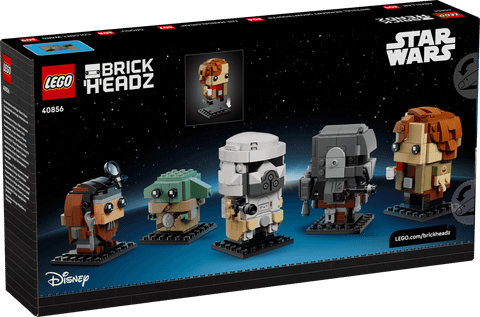 Конструктор LEGO BrickHeadz 40856 The Mandalorian and Grogu: Allies & Villains