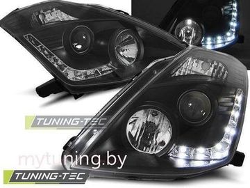Передние фары daylight black для Nissan 350Z