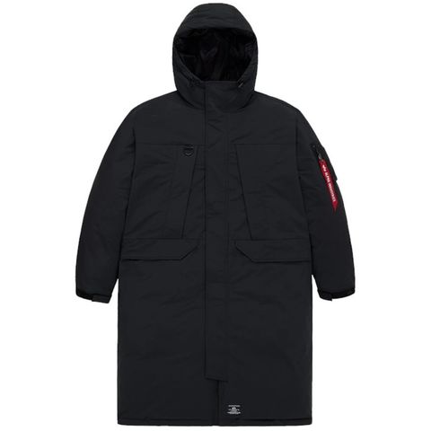 Пуховик Alpha Industries Seal Long Puffer Parka Black (Черный)