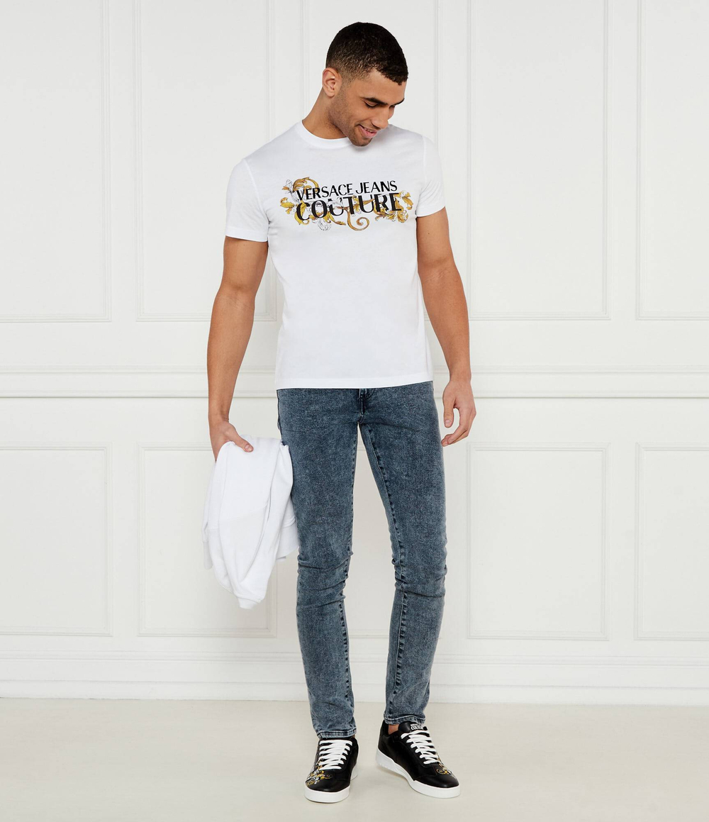 Футболка Versace Jeans Couture - белый(78GAHC05CJ01C)