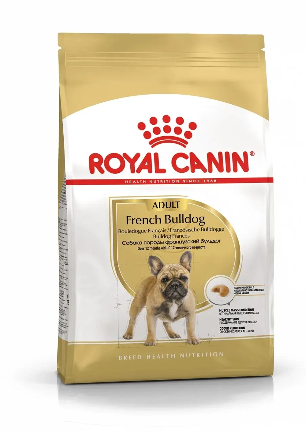 Сухой корм для собак породы Французский Бульдог, French Bulldog Adult, 9 кг