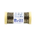 Мулине Gamma металлик M 5 мотков по 50 метров, M-141 черный/золотистый, Gamma BRILL