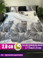 Пододеяльник 2-х спальный 175х215 см 100% хлопок