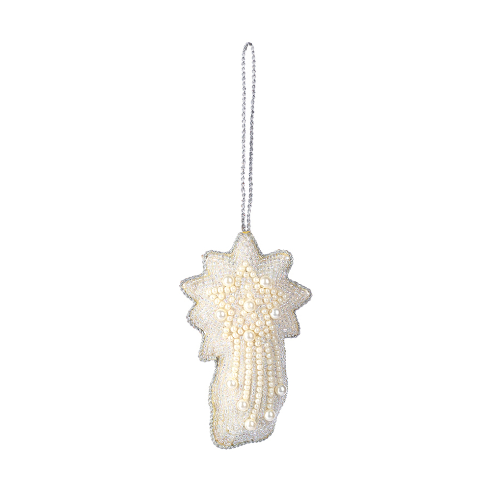Набор елочных украшений christmas pearls из коллекции new year essential, 4 шт.
