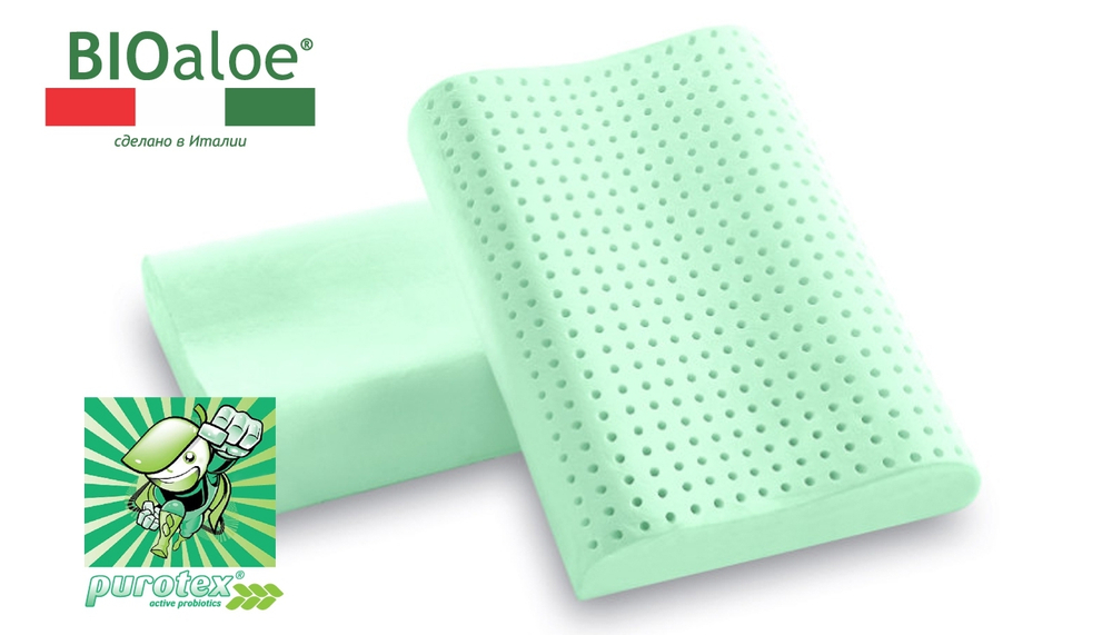 Ортопедическая подушка BIO aloe Cervicale