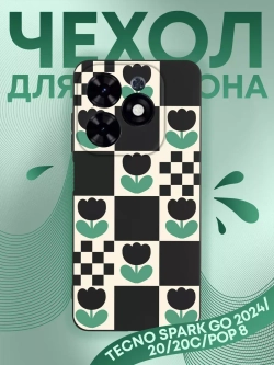 Чехол на Tecno Spark 20, 20C с принтом