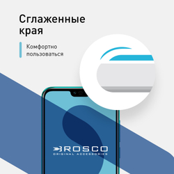 Защитное стекло ROSCO для Honor 10;Honor 10 Premium оптом (арт. HW-H10-FSP-GLASS-BLACK)