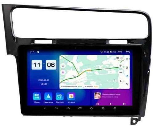 Магнитола для Volkswagen Golf 7 2012-2020 (рамка черный глянец) - Parafar PF257RN2K на Android 13, Быстрая, QLED+2K, CarPlay, 4G SIM-слот