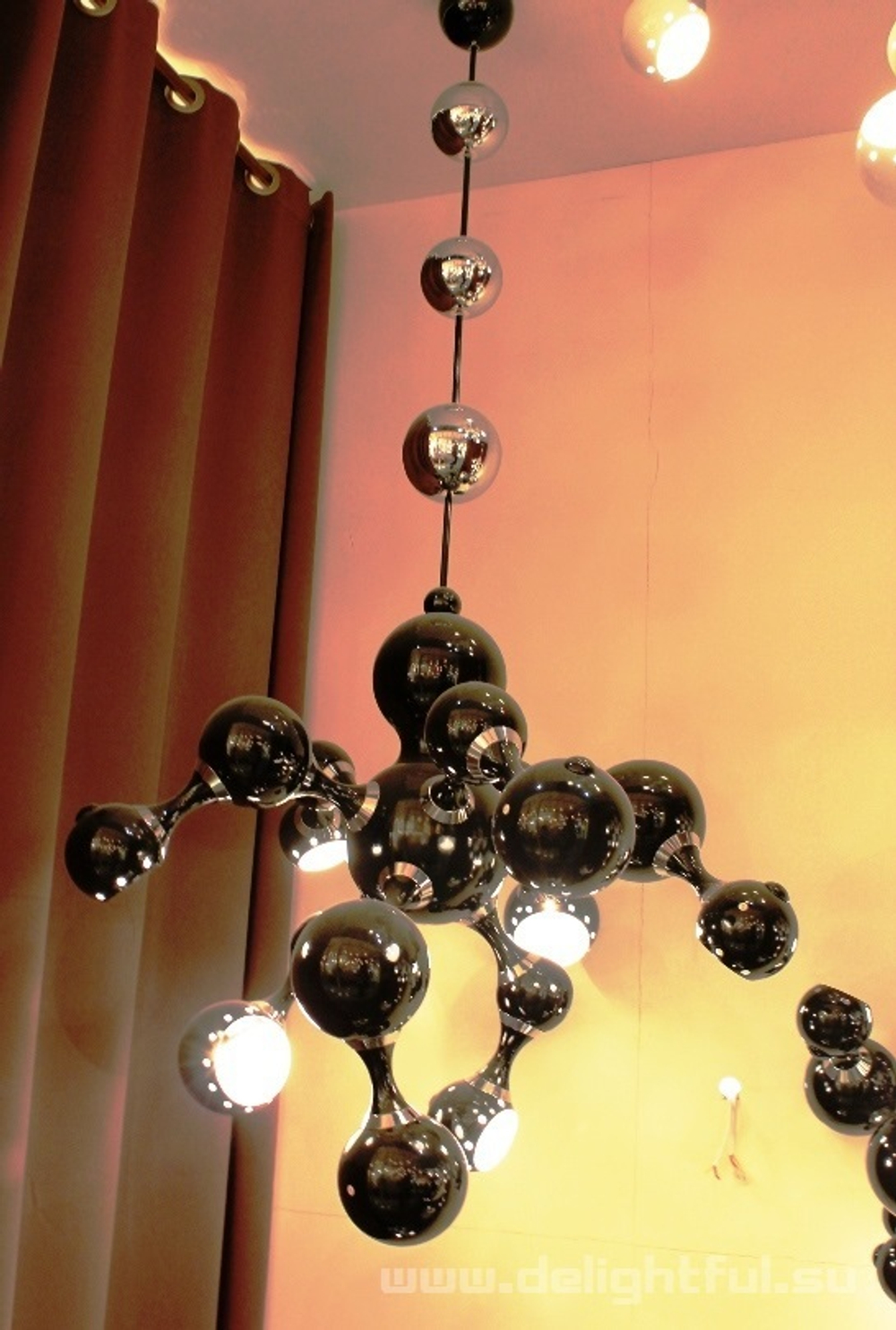 люстра  ATOMIC by DELIGHTFULL  ( black+silver )