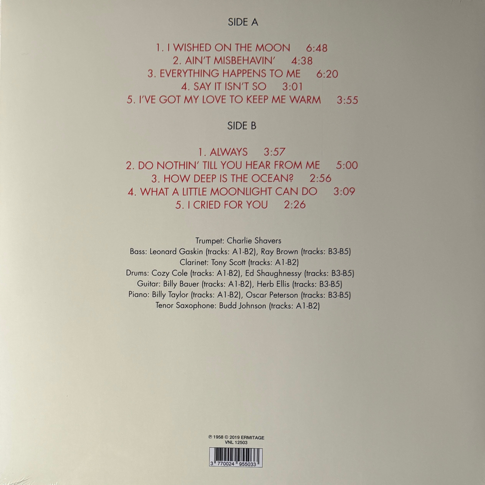 Виниловая пластинка Billie Holiday ‎– Stay With Me LP Clear