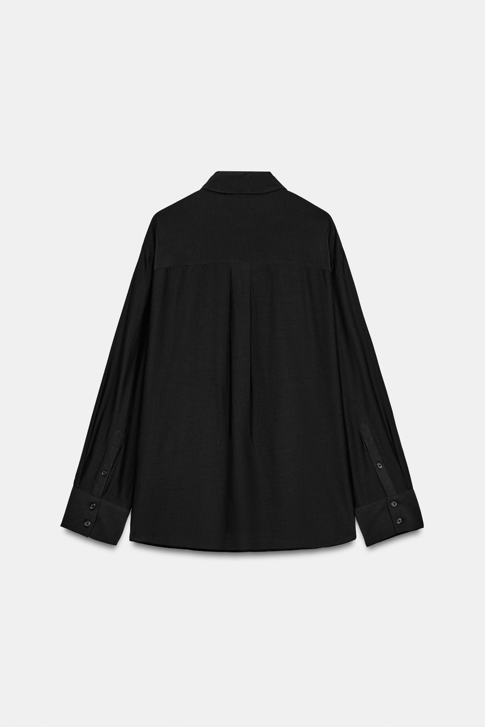 ОДНОТОННАЯ РУБАШКА С НАГРУДНОЙ ПЛАНКОЙ — ZW COLLECTION — ZARA