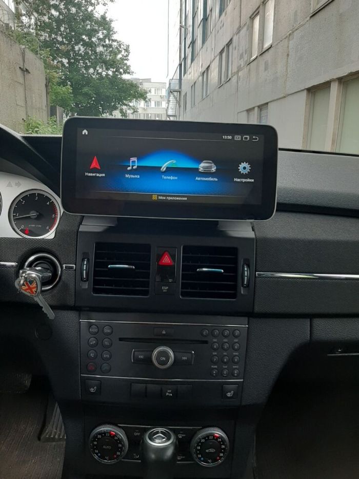 Магнитола для Mercedes-Benz C-класс W204 2007-2011 NTG 4.0 - RDL-7710-C монитор 12.3" на Android 13, Быстрая, CarPlay, 4G SIM-слот