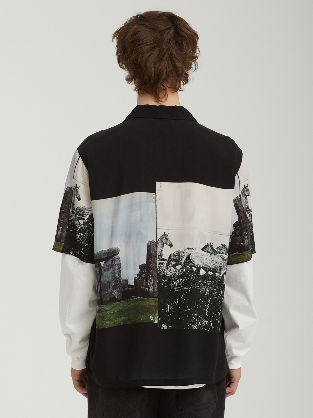 Мужская Рубашка Stone Horse Button Down