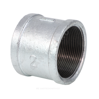Муфта прямая чугун оц Ду 20 (3/4") ВР Fittex PLUS
