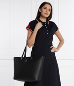 Сумка-шопер EMBLEM Tommy Hilfiger - черный(AW0AW15178)
