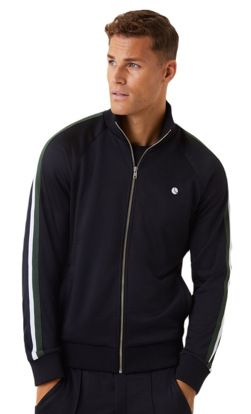 Мужская теннисная кофта Björn Borg Ace Track Jacket - черный
