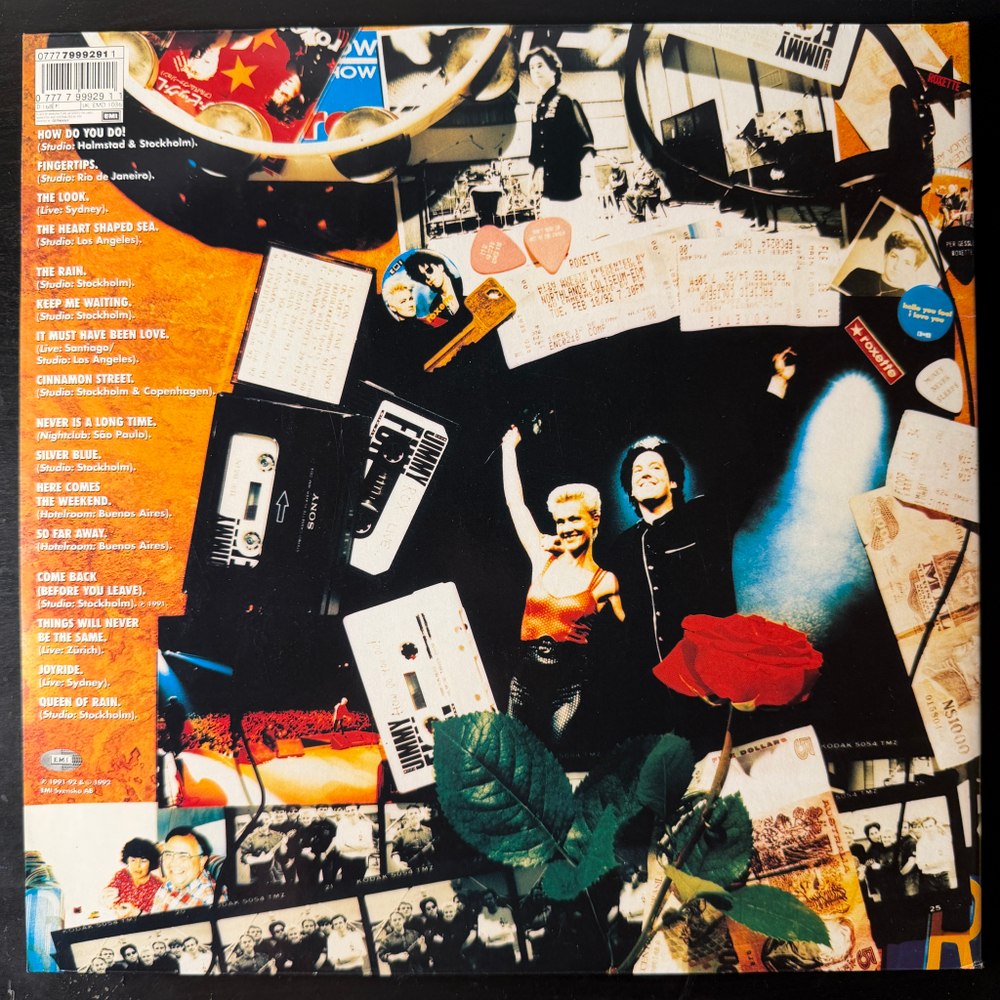 Roxette ‎– Tourism 2LP (Европа 1992г.)