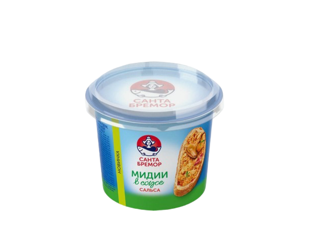 СБ Паста из мяса мидии Сальса 150г 1/6шт