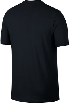 Мужская теннисная футболка Nike Solid Dri-Fit Crew - black/white