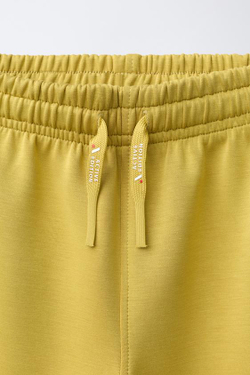 ZARA СПОРТИВНЫЕ БРЮКИ-ДЖОГГЕРЫ, ФИСТАШКОВЫЙ