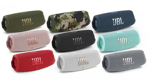 Портативная акустика JBL Charge 5, 40 Вт, черный