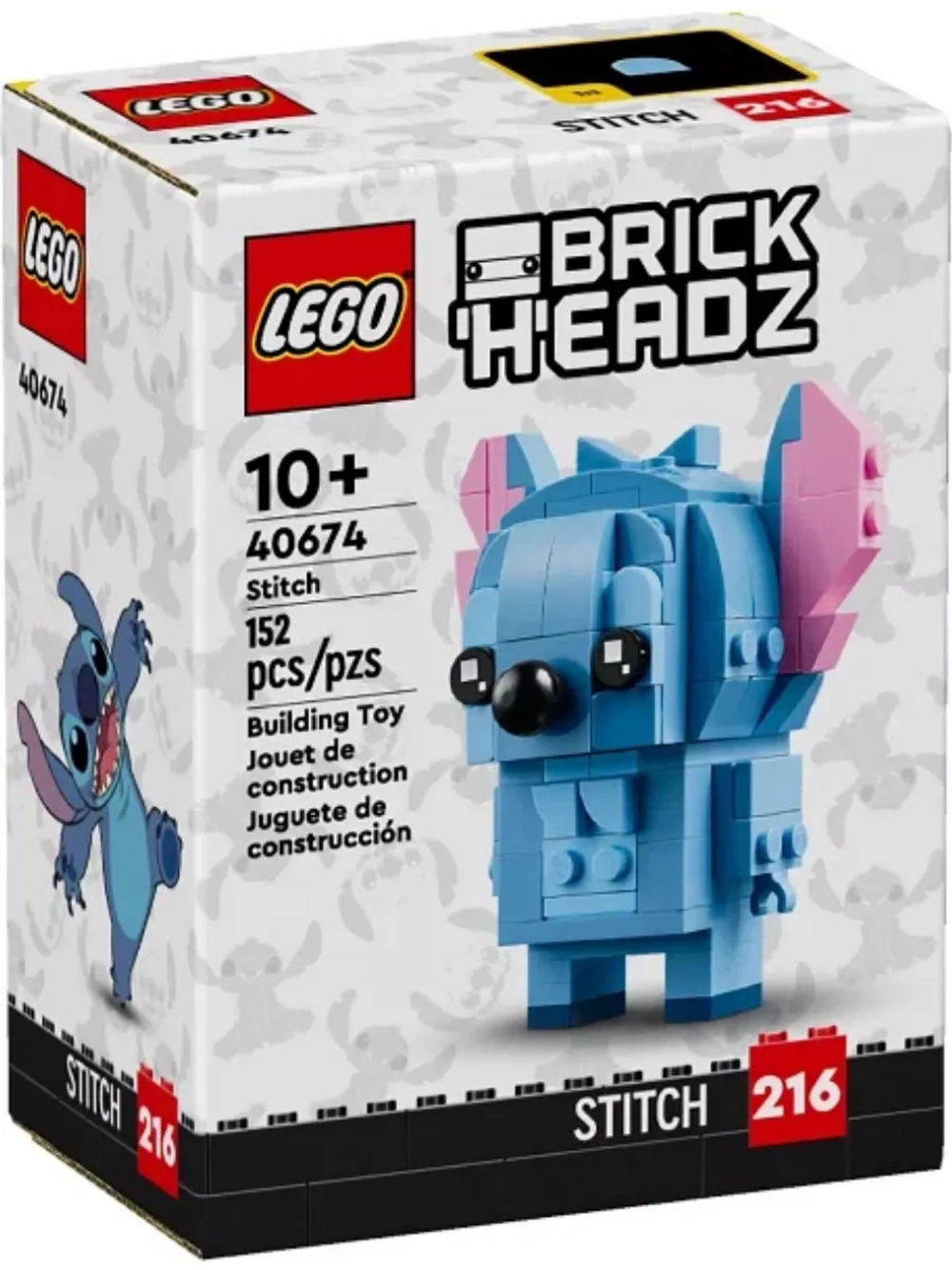 Конструктор LEGO BrickHeadz 40674 Стич