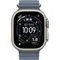 Умные часы Apple Watch Ultra 3 49 мм Natural Titanium Ocean Band Якорный Синий Anchor Blue