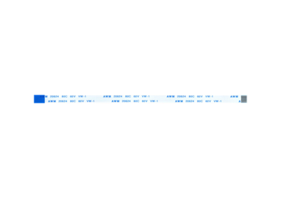 Шлейф 5 pin, 10 см, шаг 1 мм FFC, обратный Б