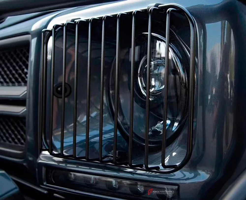 Защитная решетка для фар для Mercedes-Benz G-Class W463A/W464 G63 AMG 2018+ Мерседес Гелик гелентваген