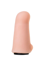 Женский страпон с вагинальной пробкой Woman Strap - 18 см. (Цвет: телесный)