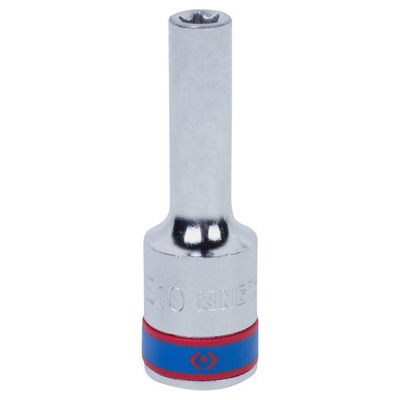 KING TONY (427510M) Головка торцевая глубокая TORX Е-стандарт 1/2", E10