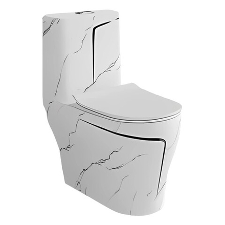 Унитаз монолитный Rein 25 мрамор