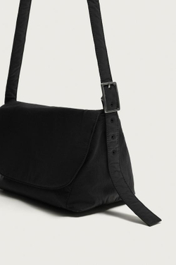 ZARA НЕЙЛОНОВАЯ СУМКА, ЧЕРНЫЙ