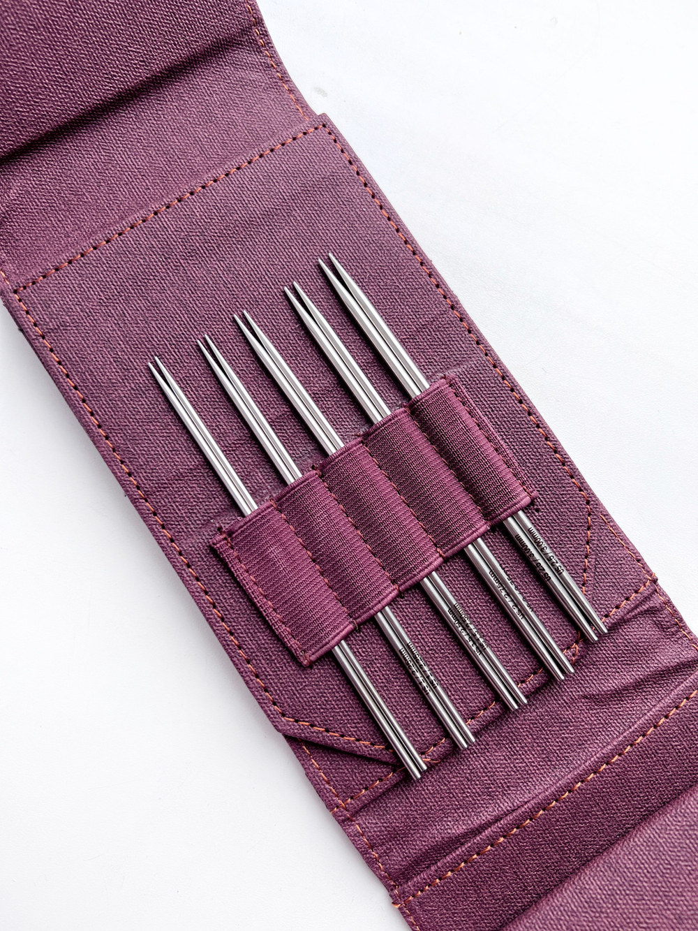 Набор съемных укороченных спиц 9см/5пар Flight Mini Maroon Lykke