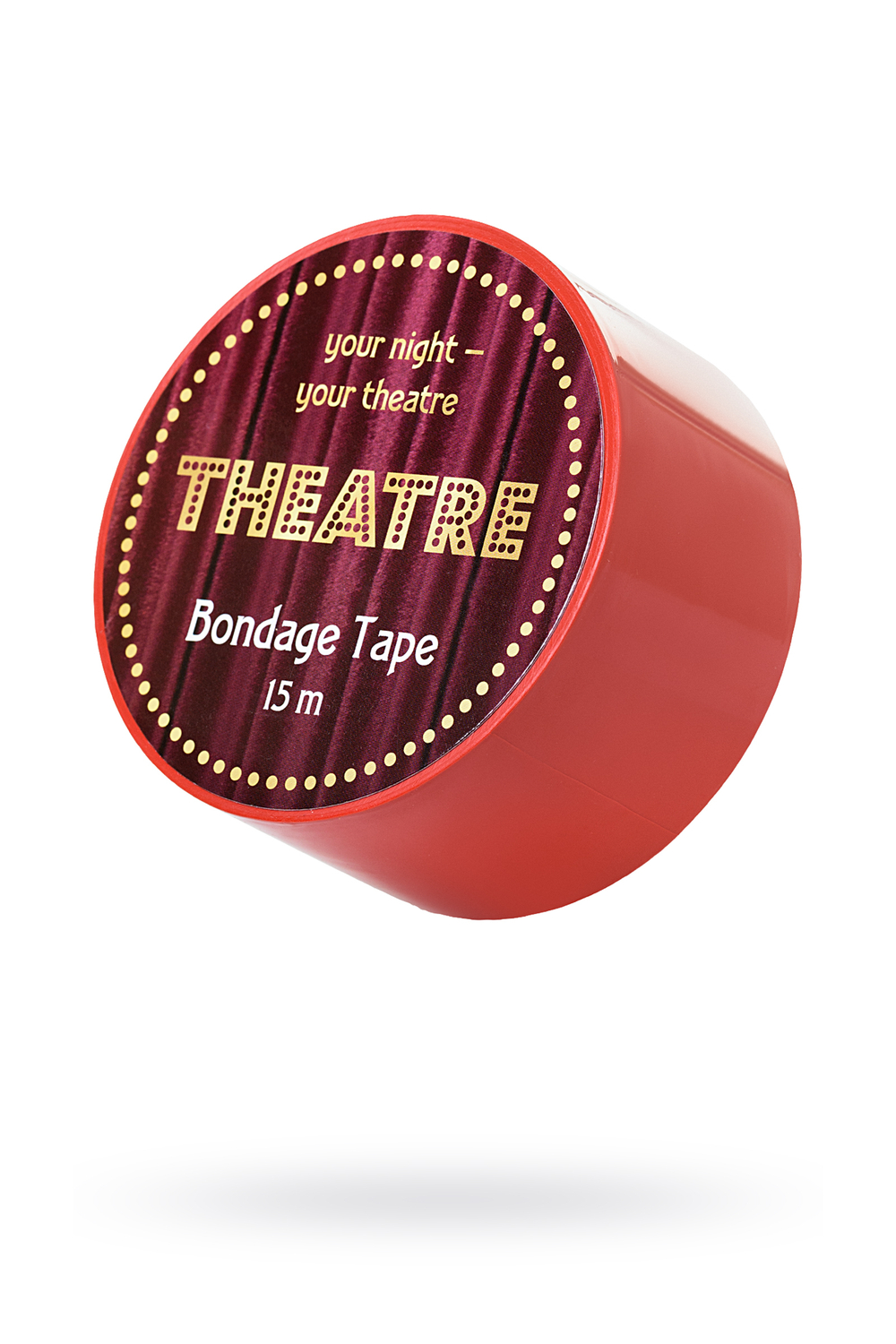 Бандажный скотч Toyfa Theatre красный 15 м