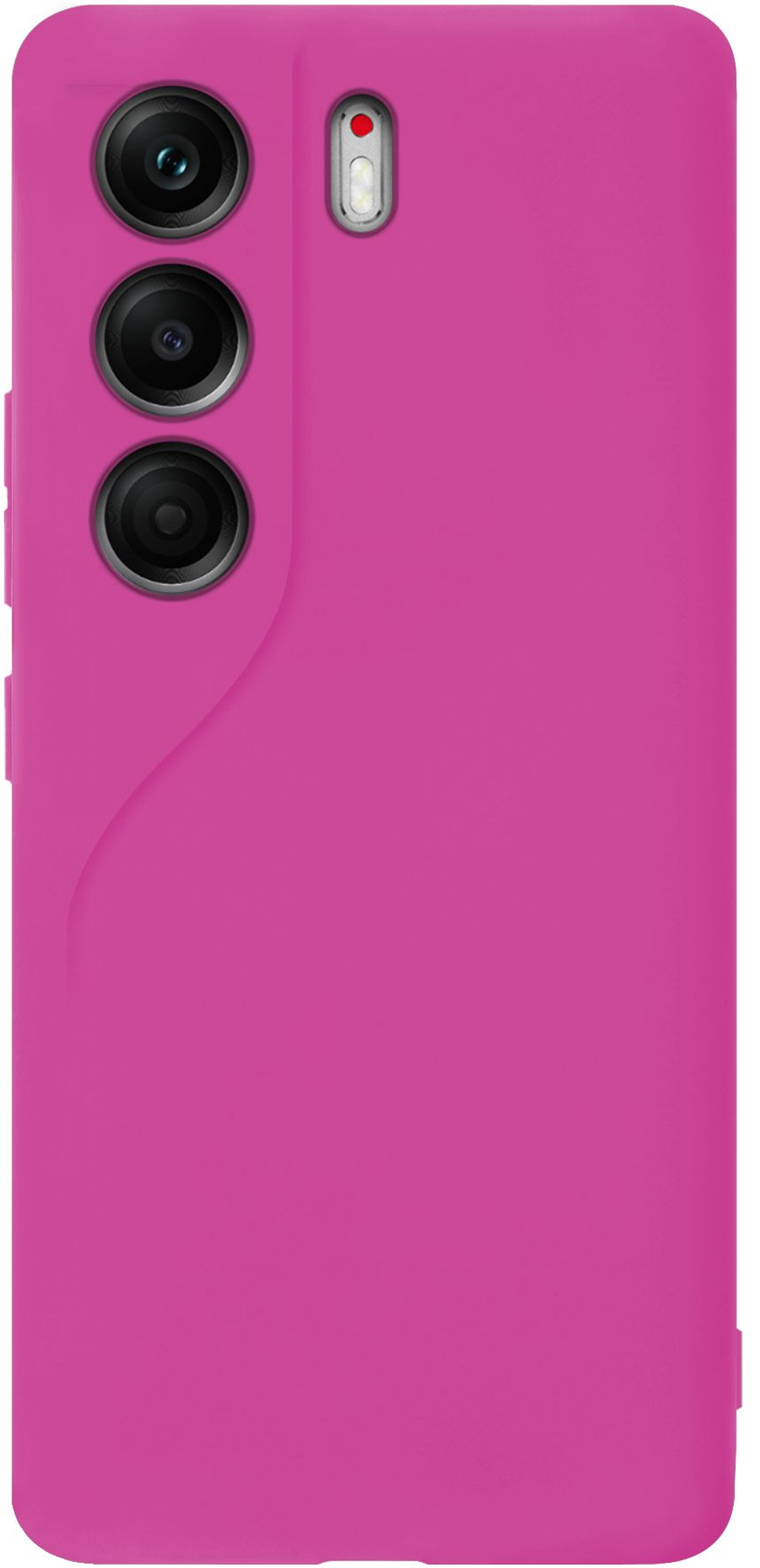 Мягкий Soft Touch чехол из силикона для TECNO CAMON 40 PRO 5G (не 4G) с бархатной подкладкой
