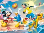 Кубики 12шт. Disney "Микки Маус" (Степ пазл)