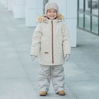 Шапка ушанка зимняя из смесовой шерсти на флисовом подкладе "Экрю"