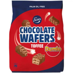 Вафли в шоколаде Fazer Dumle Toffee с шоколадно-карамельной начинкой 175 г (из Финляндии)