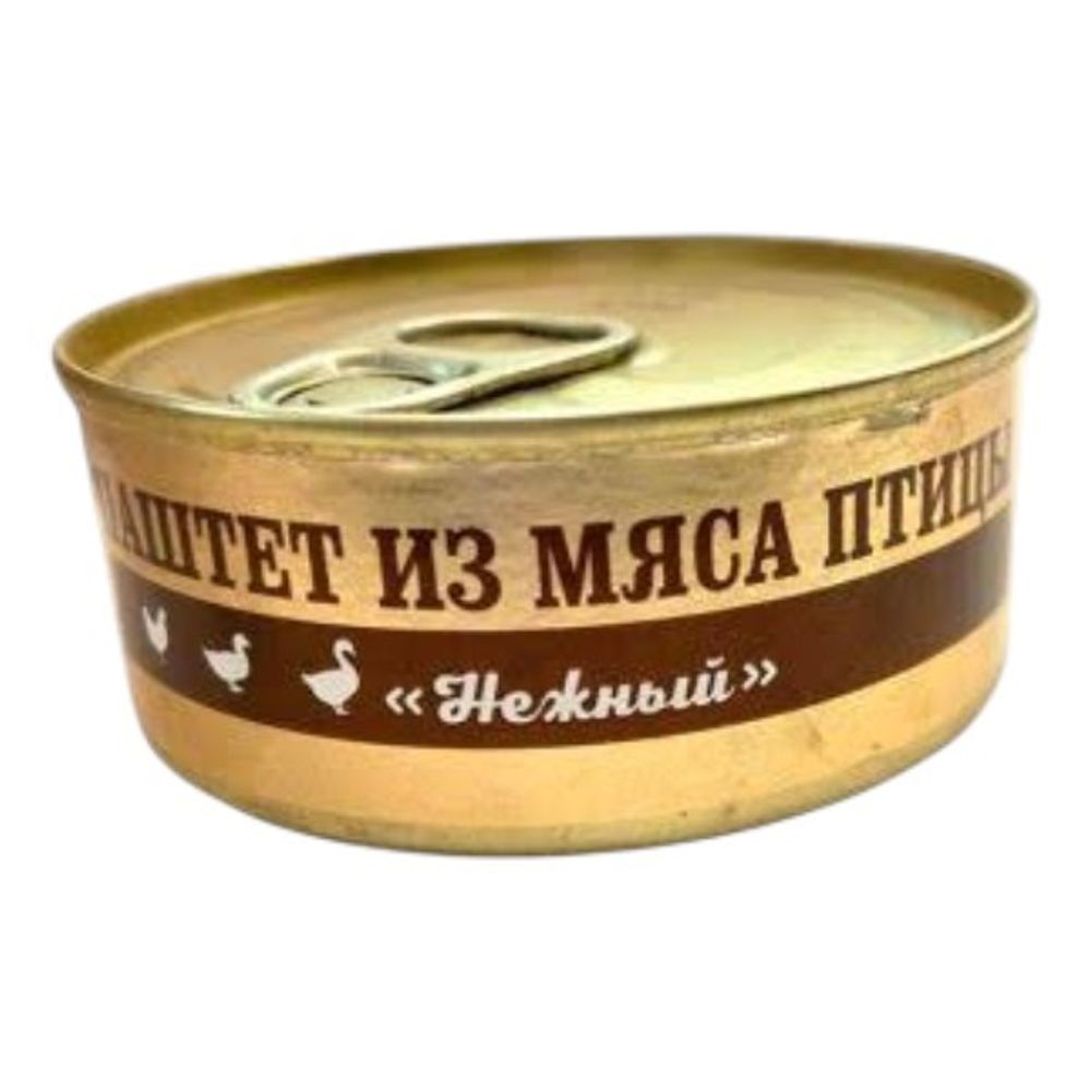 Паштет из мяса птицы Нежный 100гр