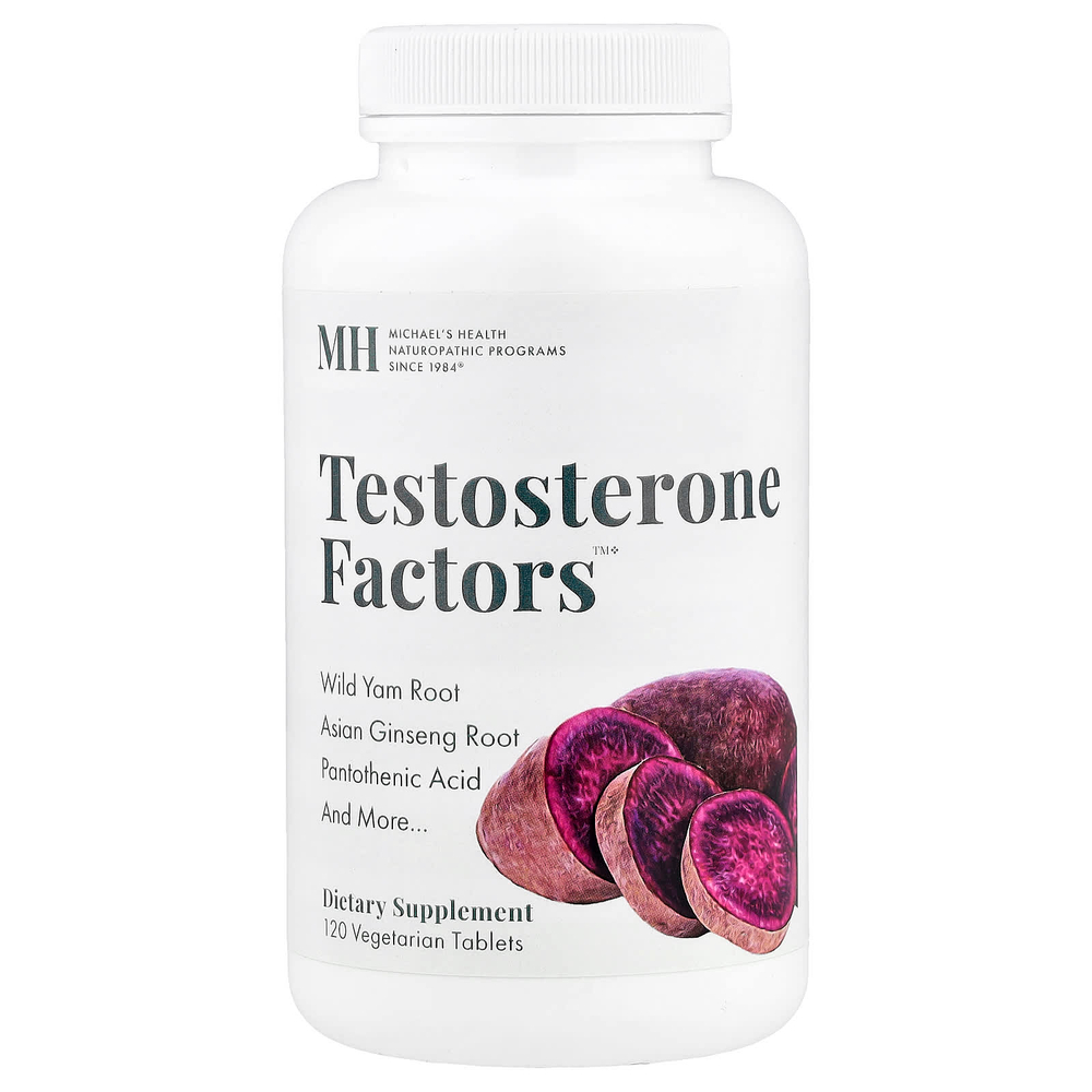 Michael's Health, Testosterone Factors™, 120 вегетарианских таблеток