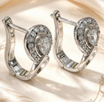 Ювелирные серьги из серебра 925 пробы