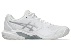 Женские теннисные кроссовки Asics Gel-Dedicate 9 Clay - white/pure silver